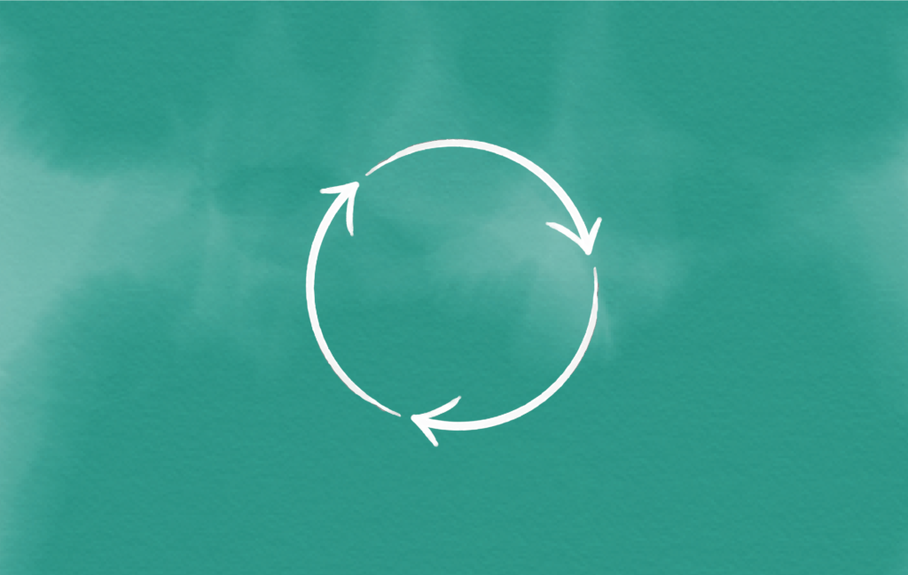 Icon depicting circular process