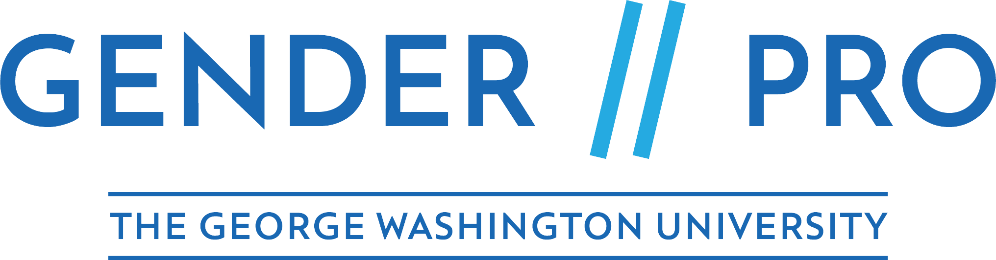 Gender Pro Logo The George Washington University