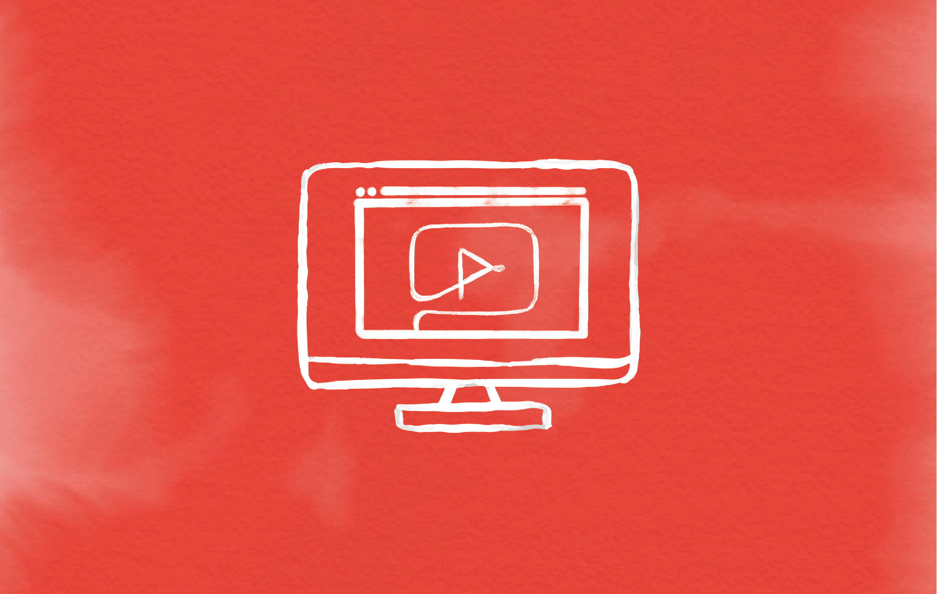 Icon Of Video On Screen