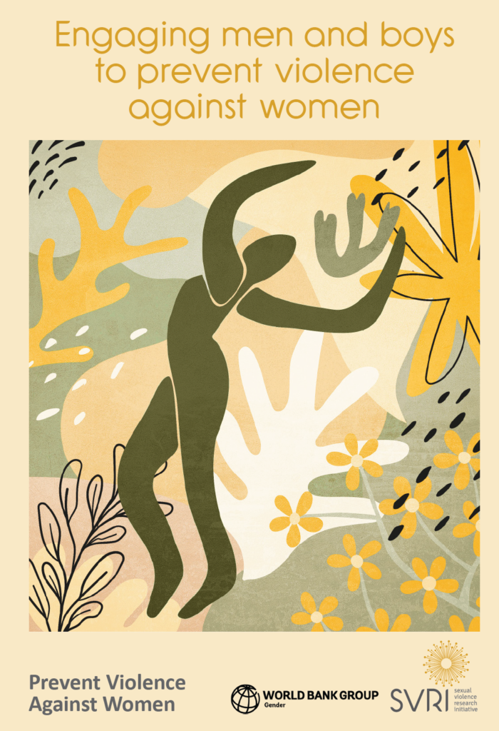 Report cover with illustration of a person in nature
