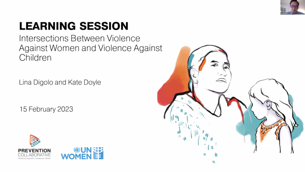 Watch the webinar on the Intersections between Violence Against Women and Violence Against Children, co-produced by the Prevention Collaborative and UN Women.