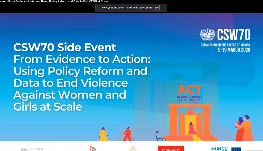 From evidence to action